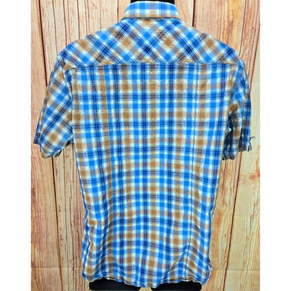 Johnston & Murphy Men's Slim Fit Short Sleeve Shirt Large - Picture 2 of 7